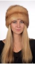 Sable fur hat classic - Golden color
